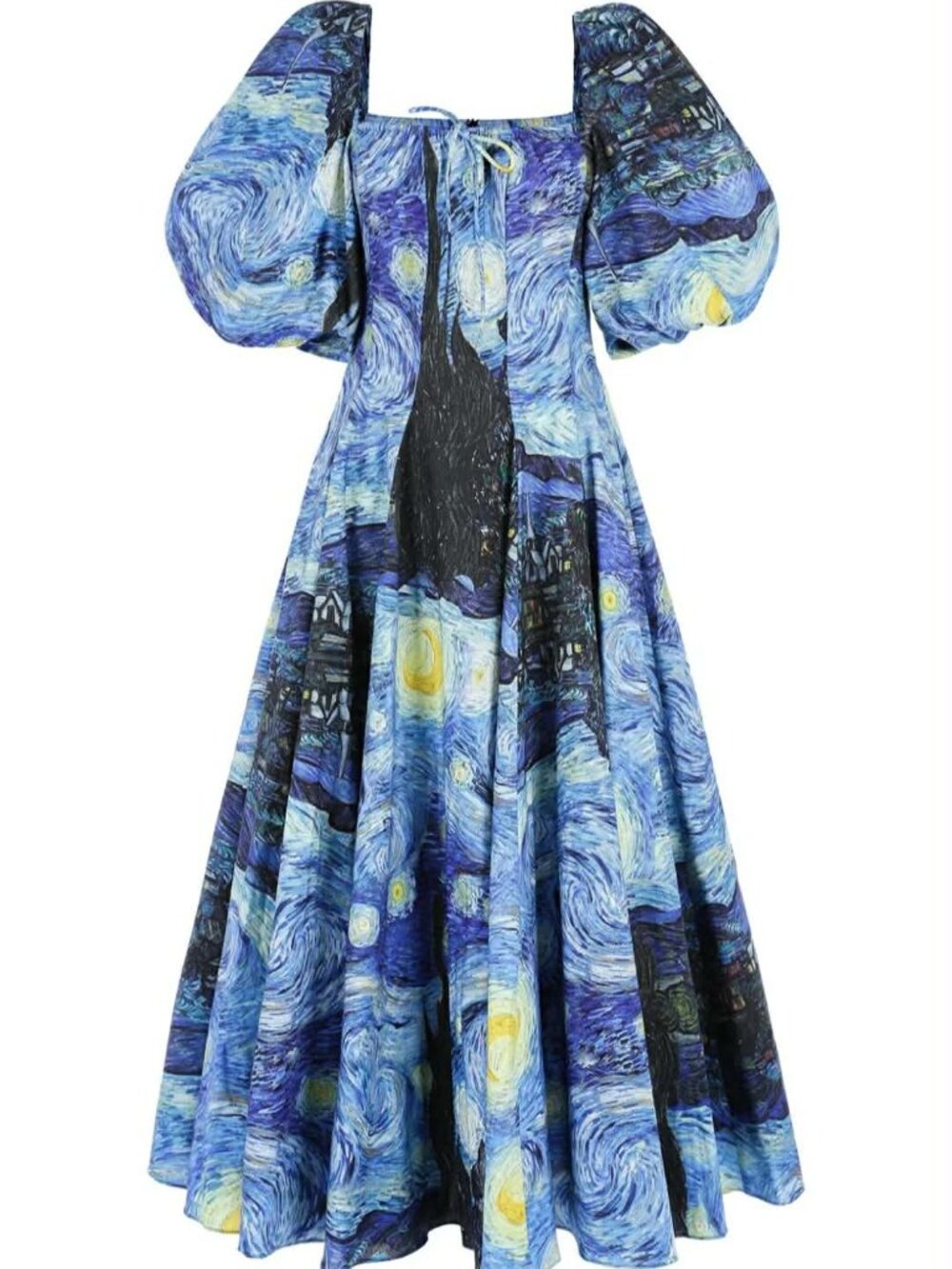 Selkie Van Gogh collection - starry night day dress